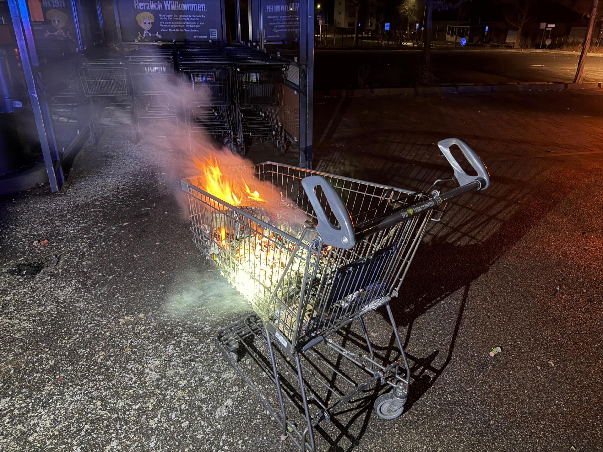 Einsatzfoto Kleinbrand im Freien